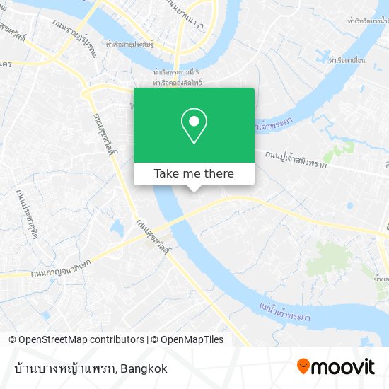 บ้านบางหญ้าแพรก map