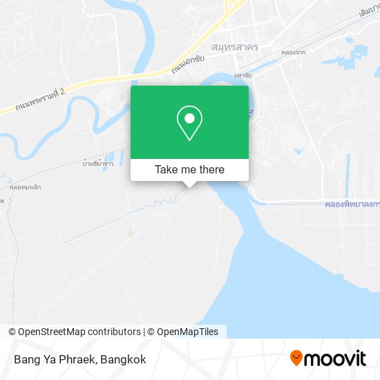 Bang Ya Phraek map