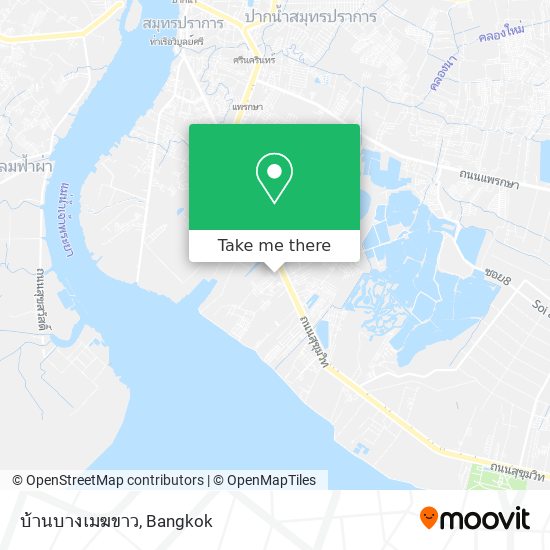 บ้านบางเมฆขาว map