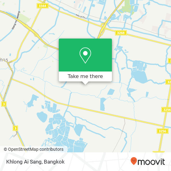 Khlong Ai Sang map