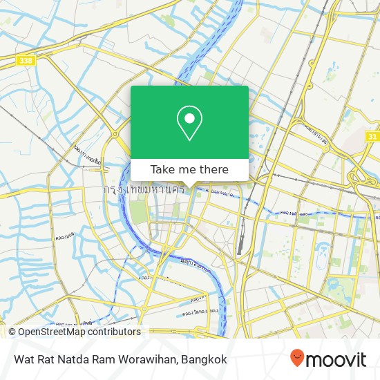 Wat Rat Natda Ram Worawihan map