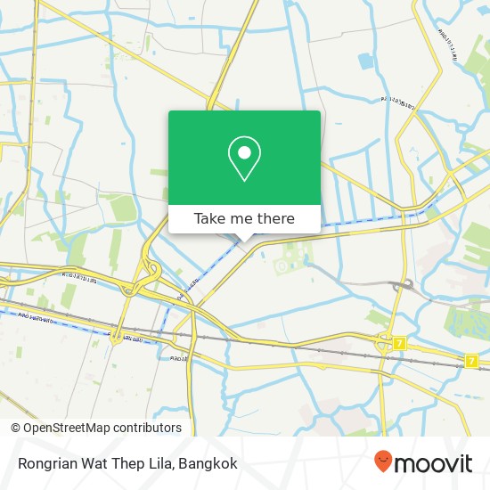 Rongrian Wat Thep Lila map