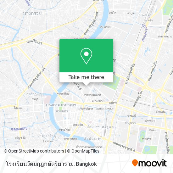 โรงเรียนวัดมกุฎกษัตริยาราม map