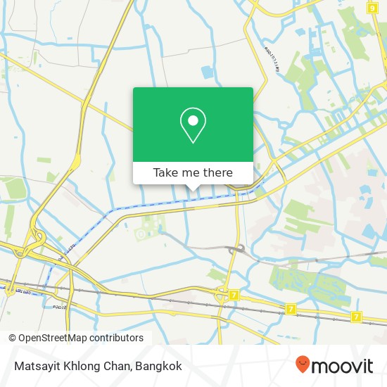 Matsayit Khlong Chan map