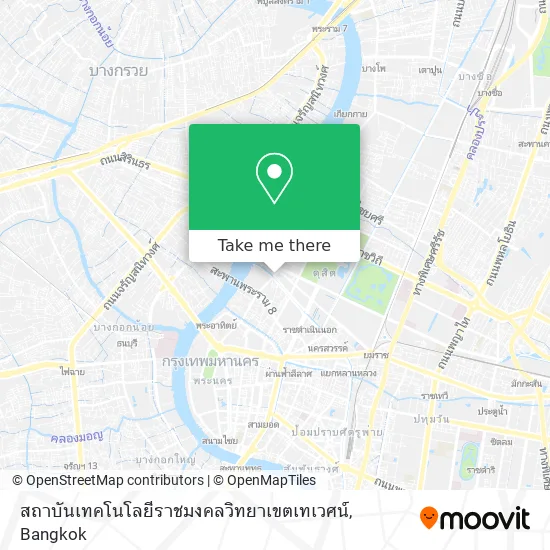 สถาบันเทคโนโลยีราชมงคลวิทยาเขตเทเวศน์ map