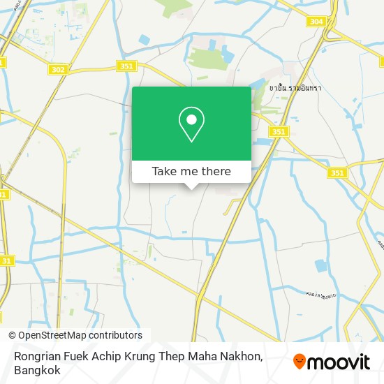 Rongrian Fuek Achip Krung Thep Maha Nakhon map