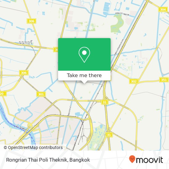 Rongrian Thai Poli Theknik map