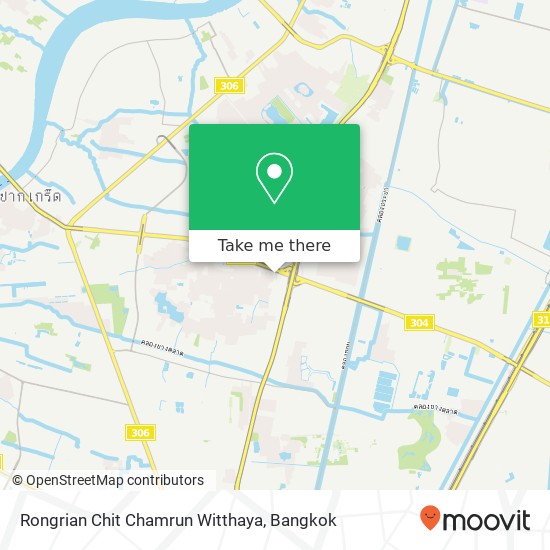 Rongrian Chit Chamrun Witthaya map