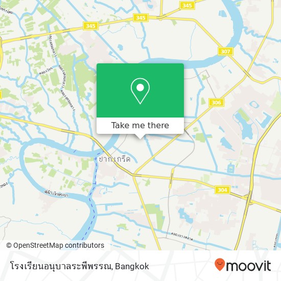 โรงเรียนอนุบาลระพีพรรณ map