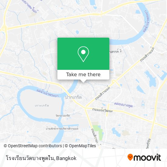 โรงเรียนวัดบางพูดใน map