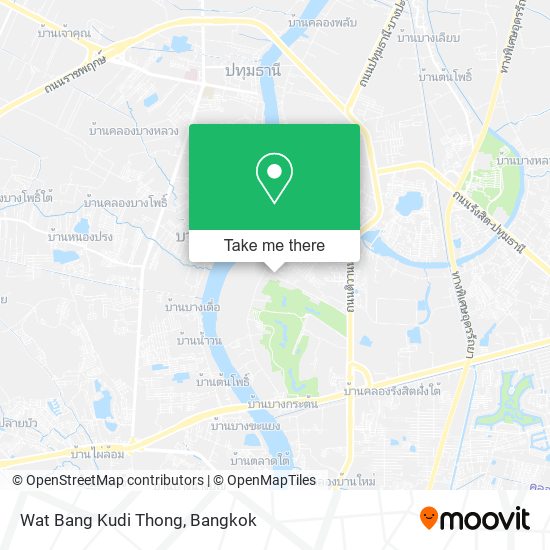 Wat Bang Kudi Thong map