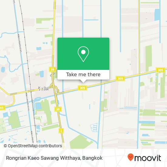 Rongrian Kaeo Sawang Witthaya map