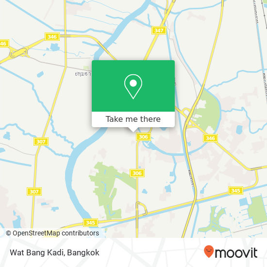 Wat Bang Kadi map