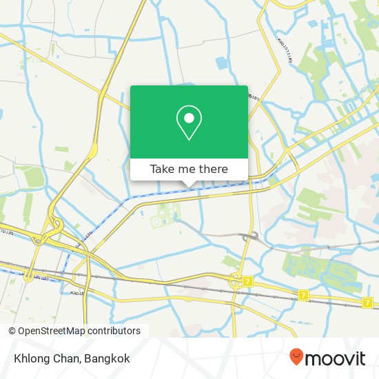 Khlong Chan map