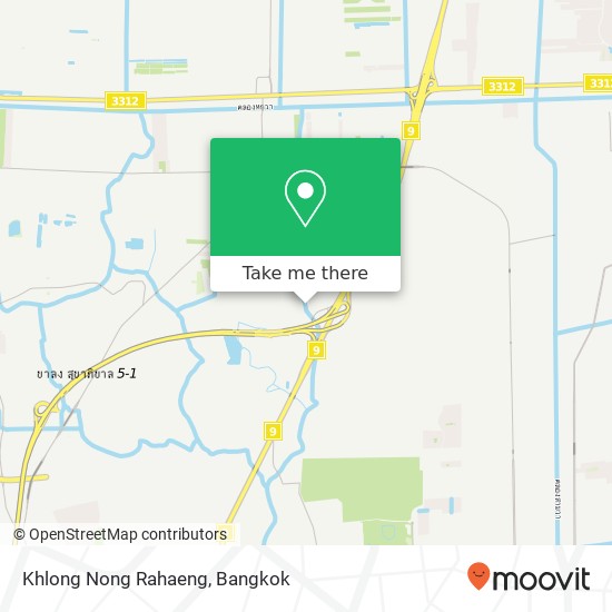 Khlong Nong Rahaeng map