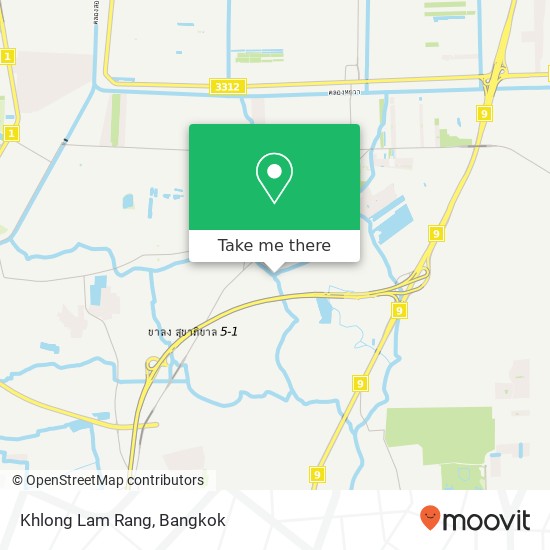 Khlong Lam Rang map