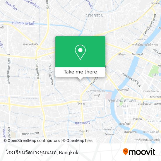 โรงเรียนวัดบางขุนนนท์ map