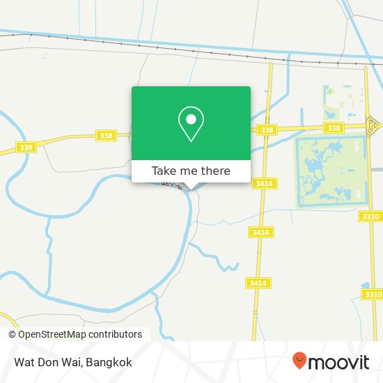 Wat Don Wai map