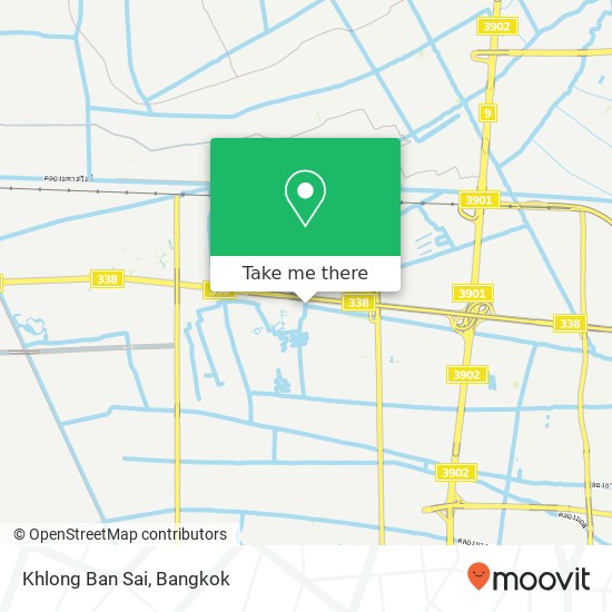 Khlong Ban Sai map