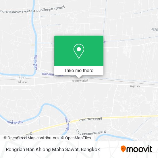 Rongrian Ban Khlong Maha Sawat map