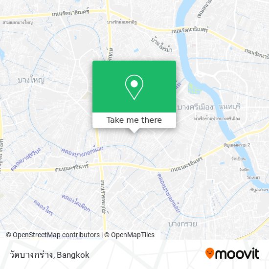 วัดบางกร่าง map