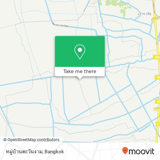 หมู่บ้านตะวันงาม map