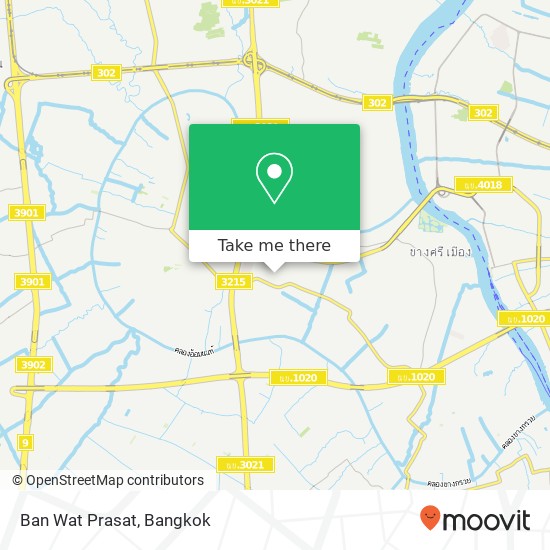 Ban Wat Prasat map