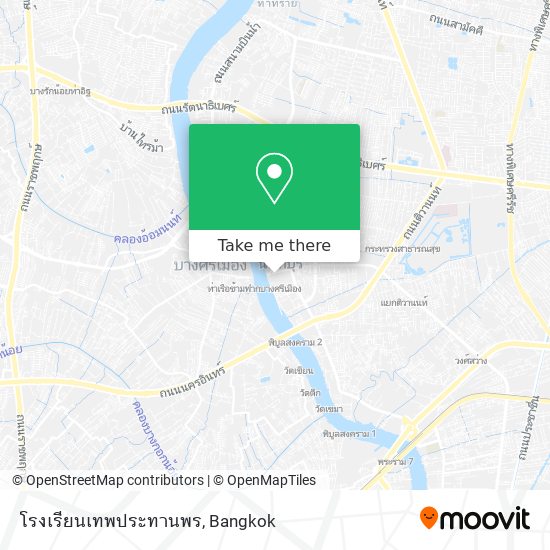 โรงเรียนเทพประทานพร map