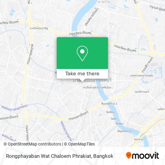 Rongphayaban Wat Chaloem Phrakiat map