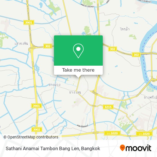 Sathani Anamai Tambon Bang Len map