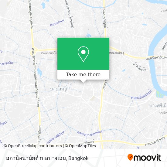 สถานีอนามัยตำบลบางเลน map