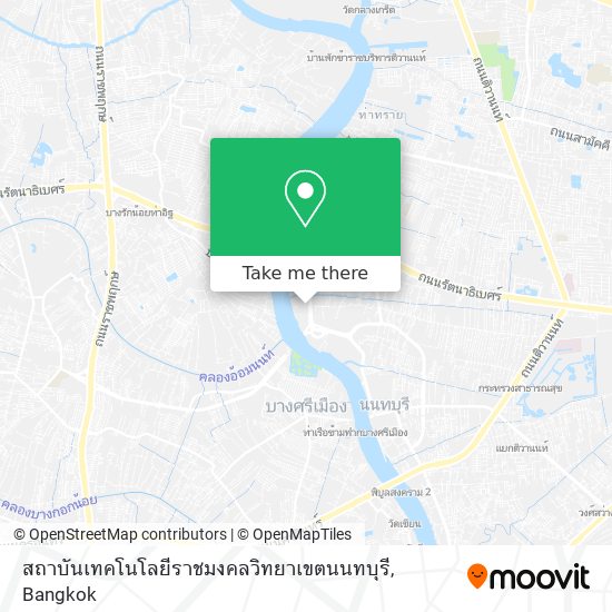 สถาบันเทคโนโลยีราชมงคลวิทยาเขตนนทบุรี map