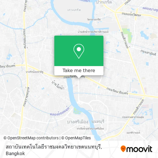 สถาบันเทคโนโลยีราชมงคลวิทยาเขตนนทบุรี map