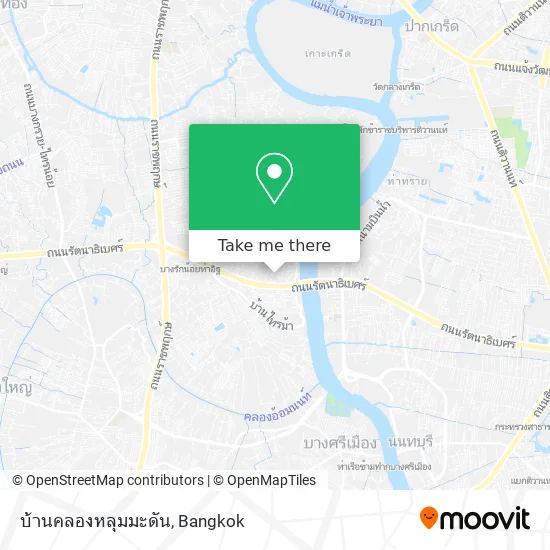 บ้านคลองหลุมมะดัน map