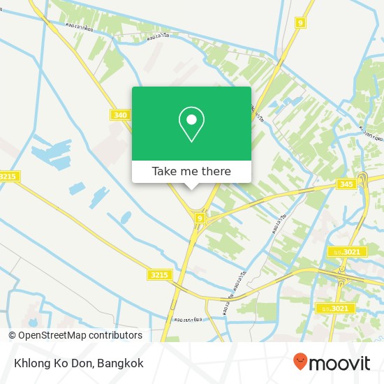 Khlong Ko Don map