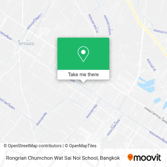 Rongrian Chumchon Wat Sai Noi School map