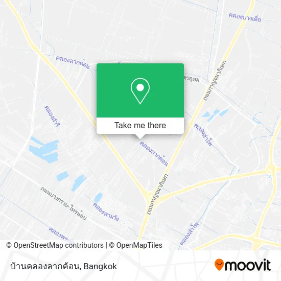 บ้านคลองลากค้อน map