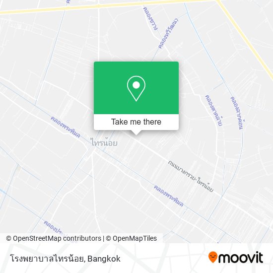 โรงพยาบาลไทรน้อย map