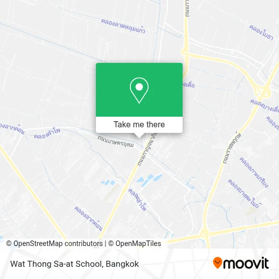Wat Thong Sa-at School map