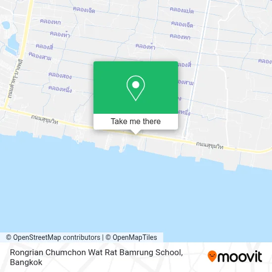 Rongrian Chumchon Wat Rat Bamrung School map