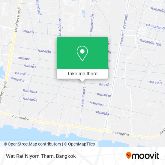 Wat Rat Niyom Tham map