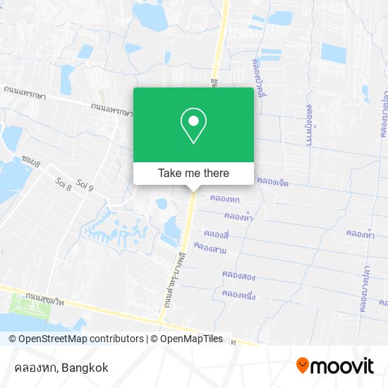 คลองหก map