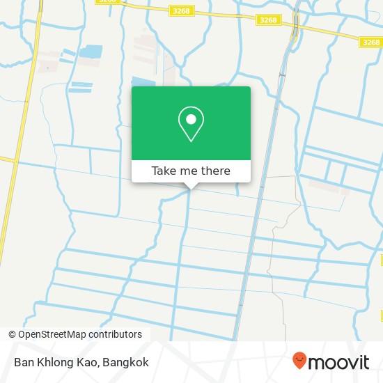 Ban Khlong Kao map