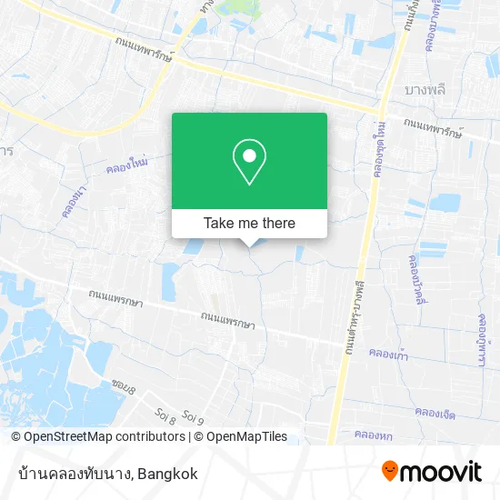 บ้านคลองทับนาง map