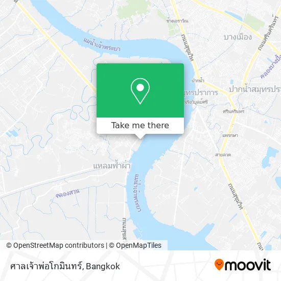 ศาลเจ้าพ่อโกมินทร์ map