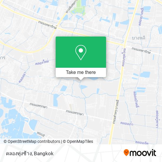 คลองทุ่งช้าง map