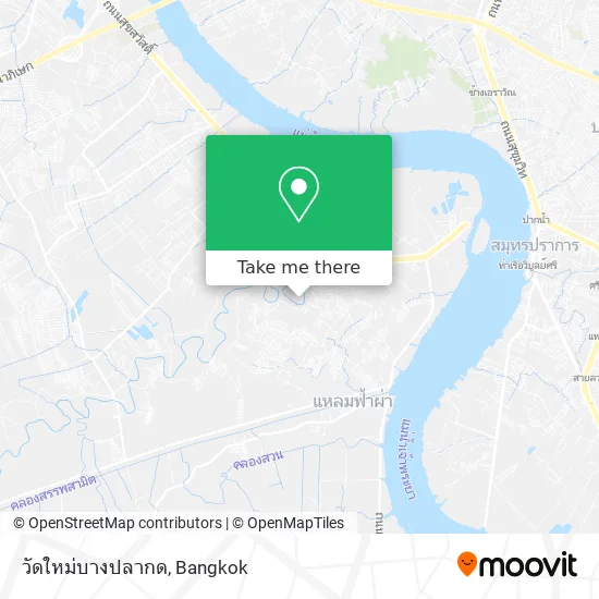 วัดใหม่บางปลากด map