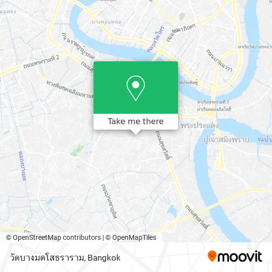 วัดบางมดโสธราราม map