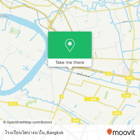 โรงเรียนวัดบางนาใน map