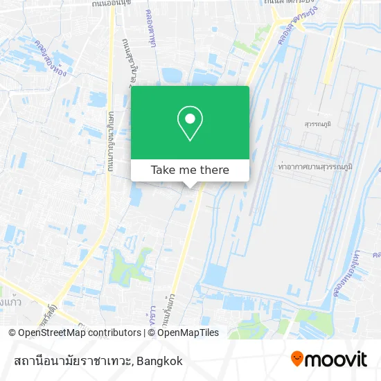 สถานีอนามัยราชาเทวะ map